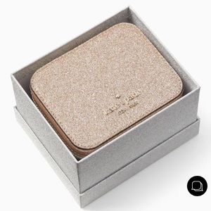 Kate Spade ♠️ tinsel jewelry travel case